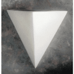 Wall Mount Pyramid Fiber Pot�