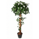 Artificial White Bougainvillea Topiary Plant N
