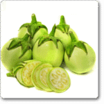 Brinjal F1 Hybrid Green Round -Indian Vegitables