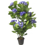 Artificial Hydrangea 3' With Black Round Pot