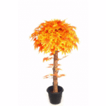 Artificial Maple Plant Orange Topiary N. Coffee