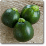 Zucchine Round Tondo Green Exotic Vegetable Seeds