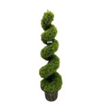 Artificial Spiral Boxwood Oval Grass Plant 2936