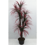 Artificial Red-Green Jute Yucca 2843 - B