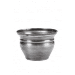 Small Round Shaped Metallic Planter (83608)
