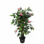 Artificial Camellia Plant 'N' Stick Pink