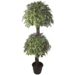 Artificial V.G. Ficus Mini Double Topiary Coffee