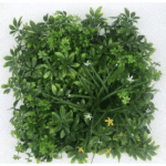 Greenish Leaves with Flower Tiles for Vertical - Outdoor