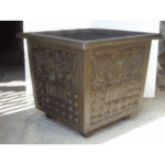 Sq.Carve Fiber Planter