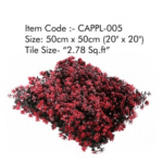 Pinkish Red Flower Tiles for Artificial Vertical - Artificial Garden