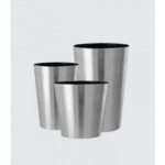 Conical Lip Stainless Steel Planter (Polished