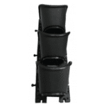 Vertical Wall Garden Model Vertimax, Black (1 Frame + 3 Pots)