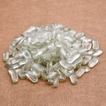 Crystal Pebbles (White, Medium, Capsule Shape) - 1 Kg