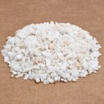 Marble Chips Pebbles (White, Small, Polished) - 1 Kg