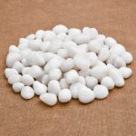 Super Marble Pebbles (White, Medium, Polished) - 1 Kg
