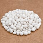 Super Marble Pebbles (White, Small, Polished) - 1 Kg