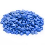 Aquarium Pebbles (Blue, Small) - 1 Kg