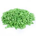 Aquarium Pebbles (Parrot Green Color, Small) - 1 Kg