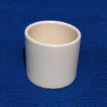 4.1 inch Cylindrical Ceramic Pot (White)